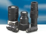 Flatface quickcoupling for water or oil
