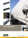 Okładka katalogu Parker z wężami przemysłowymi gumowymi do substancji chemicznych