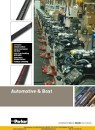 Okładka katalogu Parker z wężami przemysłowymi gumowymi dla motoryzacji i łodzi motorowych
