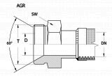 AGR - armatura gwint calowy BSPP