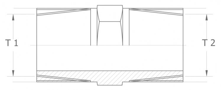 Szkic techniczny nypla